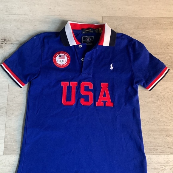 Polo Ralph‎ Lauren Kids Ecofast Pure The Team USA Polo Shirt - Picture 2 of 12